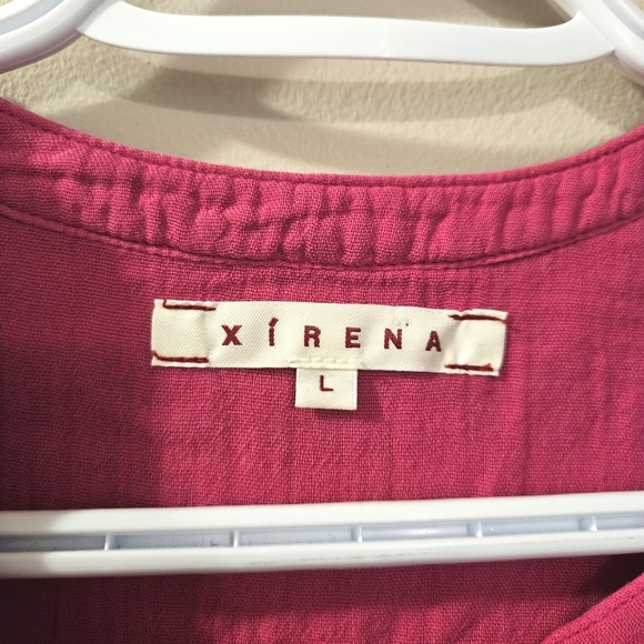Xirena - Carrie Top in Lipstick Pink - Size L - Picture 4 of 7